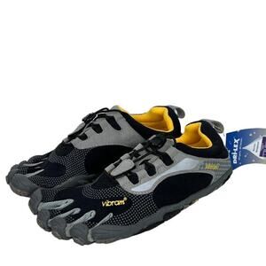 Vibram Five Fingers W358 Bikila LS Womens EU 37 US 7 Black Grey